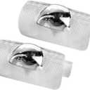 Car Led Logo Projector Puddle Light Compatible with Corolla/Camry/Highlander/Tundra/4 Runner/Sienna/Prius/Venza/Sequoia/Crown, 2-Pack Non Fading 4K-HD Ghost Shadow Welcome Door Lamp