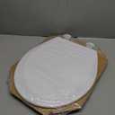 BEMIS 500EC 390 Toilet Seat with Easy Clean & Change Hinges, 1 Pack Round, Cotton White