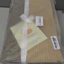 87L Laundry Hamper,Laundry Basket with Leather Handles,Woven Storage Basket for Toys,Pillows,Blankets,Clothes,Dark Brown