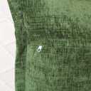 Pack of 2, Chenille Throw Pillow Covers 18x18 Inch Moss Green Decorative Pillowcase Boho Farmhouse Cushion Covers Soft Couch Cushion Case for Couch Sofa Bedroom Living Room