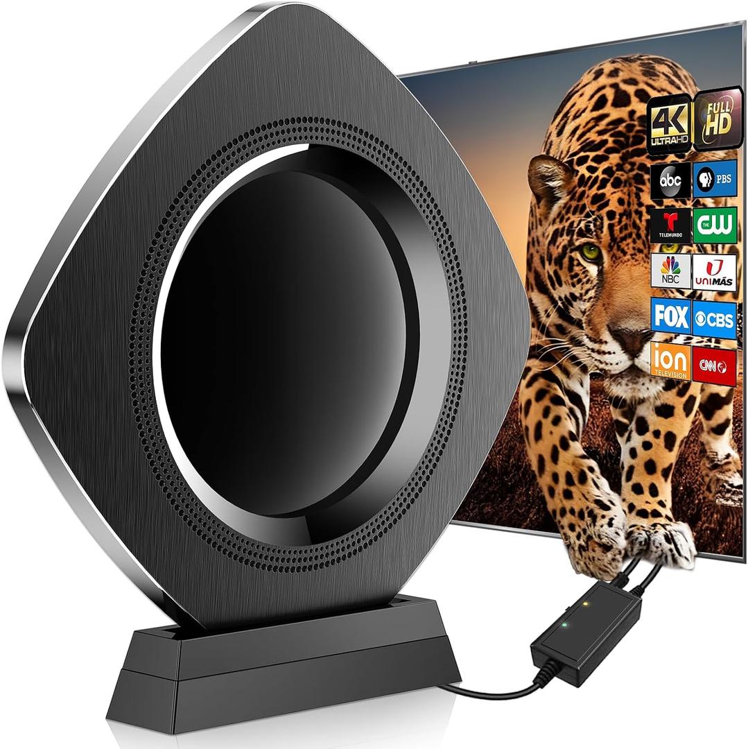2026 Digital Antenna for Smart TV Indoor,Strongest Indoor TV Antenna Up Miles Range