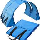 Silipull 2 Set Dog Agility Tunnel Sandbags, Dog Tunnel Weight Bags Heavy-Duty PVC Weatherproof Design, Adjustable for 18"-26" Diameter for Stabilizing and Securing, Blue (Tunnels Not Included)
