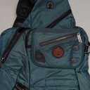 Large Sling Bag Laptop Backpack Cross Body Messenger Bag Shoulder Travel Rucksack (A-Dark Green)