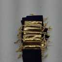 HRX Package Small Velvet Jewelry Bags 3x4 inch, 20pcs Purple Gold Cloth Gift Pouches with Drawstrings