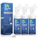 5% Minoxidil Hair Growth Foam Men and Women Suitable for Hair Thinning Receding Hairline and Hair Loss to Hair Regrowth Get Thicker Fuller Hair