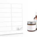 Dashleigh Small Bottle Labels Waterproof, 120 Blank Printable Vinyl Stickers 4x1.5 Inch for 2oz and 4oz Bottles - Wraparound Label Sheets for Spray Bottles, Essential Oils, Cosmetics, Small Business