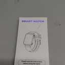 Smart Watch for Men Women Compatible with iPhone Samsung Android Phone 1.83 inch Full Touch Screen IP68 Waterproof Bluetooh Fitness Tracker Heart Rate/Sleep Monitor, Black