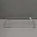STORi SimpleSort 1-Piece Stackable Clear Drawer Organizer | 15" x 6" x 2" Rectangle Tray | Wide Makeup Vanity Storage Bins and Office Desk Drawer Divider | Made in USA