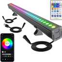 Linkable LED Wall Washer Light Bar, 180W RGBCW Color Changing, APP& Remote, 40" 180W RGB+Tunable White