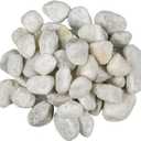 MSI Natural Decorative Tumbled White Pebbles, 1 Inch - 2 Inch, 40 lb. Bag
