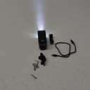 Bike Lights for Night Riding,Solar Charging Bicycle Light 3 Modes LED Road Mountain Bike Front Light Waterproof Bicycle Bell Light USB Rechargeable Headlight (Black)