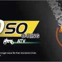 RK Racing Chain 520-SO-106 (520 Series) Steel 106 Link Traditional Street and Off-Road O-Ring Chain with Connecting Link