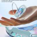 Typecase Magnetic Phone Grip Holder: Adjustable Finger Ring Kickstand - Adapter Ring Included - Phone Grips for Back Compatible with iPhone Android Kindle Accessories - Blue Marble