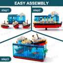 Titanic Sink and Break in Half Toy Building Blocks Set, Titanic Toys for Kids, Titanic Cruise Ship Model Toy, Titanic Model Ship Kit, Boat Bricks Kit 247 PCs