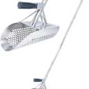 Sand Scoop for Metal Detecting, Heavy Duty Detector Scoop, Long Handle Stainless Steel Detecting Tool, Metal Shovel