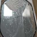 Bathroom Mirror for Wall,30''x20'',Black Oval Mirror for Bedroom Entryway Bathroom, Metal Framed Vanity Mirror(30''x20'',Black)