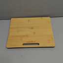 ANBOXIT Bamboo Appliance Slider, Sliding Tray for Coffee Maker, Kitchen Countertop Appliance Rolling Tray, Coffee Pot Slider Tray with Rubber Wheels, Wide - Small (10"D x 12"W)