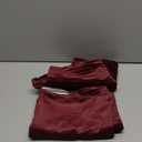 DEZENE Christmas Burgundy Red Throw Pillow Covers: 2 Pack 18x18 Inch Original Striped Velvet Square Decorative Pillow Cases for Farmhouse Couch