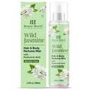 Botanic Hearth Jasmine Hair Perfume & Body Mist, Long-Lasting Hair Deodorizer & Body Scent for Women & Men, Alcohol-Free Clean Fragrance Hair Spray For Everyday Wear, All Day Freshness, 3.4 Fl Oz
