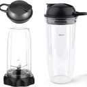 Replacement 32oz cup and 24oz cup with to go lids and Twist Blade Compatible for NutriBullet Select Blender 1200/nutribullet PRO 1000 &Blender Combo not for ZNBF30400Z/ZNBF30500Z