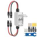Solar Panel Disconnect Switch 1000V 50A Solar Breaker with IP65 Outdoor Breaker Box PV Disconnect Switch for Panel Home Battery System (DC1000V 50Amp)