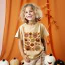 Boys Girls Halloween Shirts Toddler Short Sleeve Pumpkin Spooky Dude Bat Tee Tops T-Shirts
