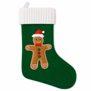 Green Ginger Bread Stocking