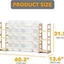 SpaceAid Toy Storage Organizer with 6 Shelves and 16 Bins, Toy Organizers Storage Bookshelf, Kids Bin Shelf Toys Box Bookcase for Bedroom Playroom Organization Room Decor, White