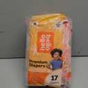 Hello Bello Diapers, Size 6 (35 lbs) Flower Child, 17 Count of Premium Disposable Baby Diapers, Hypoallergenic with Soft, Cloth-Like Feel