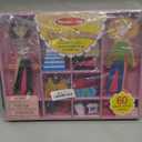 Melissa & Doug Abby and Emma Magnetic Wooden Dress-Up Dolls Play Set (55+ Pieces), Magnetic Dolls, Pretend Play & Preschool Toys for Kids 3+