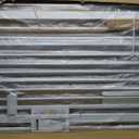 Lumizone Extra Tall Cat Gate 55.12" High 29.92"-42.51" Wide Pet Gate White