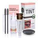 Eyelash & Eyebrow Color Kit, Coffee Lash & Brow Color Kit, Eyebrow Coloring Set with Natural Bushy Results, Easy Use & Salon at Home, 7ml, Coffee