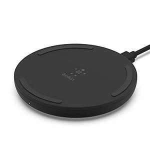 Belkin Quick Charge Wireless Charging Pad - 10W Qi-Certified Charger Pad for Apple iPhone, Samsung Galaxy, Pixel, Airpods Pro & More, Charge While Listening to Music, Streaming Videos - Black (No PSU) Belkin Quick Charge Wireless Charging Pad - 10W Qi-Certified Charger Pad for Apple iPhone, Samsung Galaxy, Pixel, Airpods Pro & More, Charge While Listening to Music, Streaming Videos - Black (No PSU)