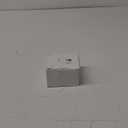 Pack of 16, Side Clamp Standoffs 3/4" x 1" Satin Aluminum, Edge Grip Standoffs for Glass, Burglarproof Sign Standoff, Standoffs Hardware, for Acrylic, Glass, PVC, Glass Panel with 2 pcs Spacers (Sliver)