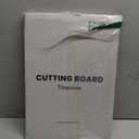 Titanium Cutting Board, Double Sided Cutting Boards for kitchen, Pure Titanium and Wheat Straw PP, Food-Grade, non Toxic - Easy to Clean