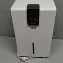 Dehumidifier, Dehumidifiers for Home, 98 OZ Water Tank, (1000 sq.ft) Quiet Dehumidifier for Basement Bedroom Bathroom with Humidity Display, Auto Shut Off, Relaxing 7 Color Ambient Light(White)