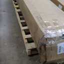 Plank+Beam 84 Inch Farmhouse Dining Table, Solid Wood Rustic Kitchen Table, Large Wooden Rectangular Dinner Table for Dining Room, Home Office, Living Room Furniture, Easy Assembly, Black Wirebrush