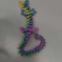 5PCS 12" 3D Printed Dragon Set Articulated Crystal Dragons Dragon Desk Toys, 3D Printed Animals Cool Unique Birthday Gifts for Teen Adult Novelty Christmas Stocking Stuffers Gadget for Men Boy