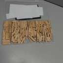 smseace 255Pcs Wooden Dowel Pins - 8 Sizes 1/4Inch 5/16Inch 3/8Inch Fluted Wooden Dowel Kit for Crafts, Furniture, Door, DIY