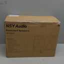 Computer Speakers for Desktop PC, 60W Bluetooth Surround Sound Speakers with Bass, Compact Powered Bookshelf Speakers for Office, Monitors, Laptop, Gaming, TV, Gifts (White, Pair) (3 inches)