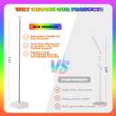 Balloon Stand Kit, Set of 2, 7 Feet Adjustable Balloon Column Stand for Floor, Reusable Metal Telescopic Balloon Stands for Floor with Base for Birthday, Wedding, Baby Shower, Graduation Party