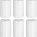 6 Pack White Frosted Glass Shades Replacement, 5.51in Height, 3.94in Diameter, 1.65in Fitter, Cylinder Glass Shade Covers Replacement Globe for Pendant Light Floor lamps light fixtures Wall Sconces