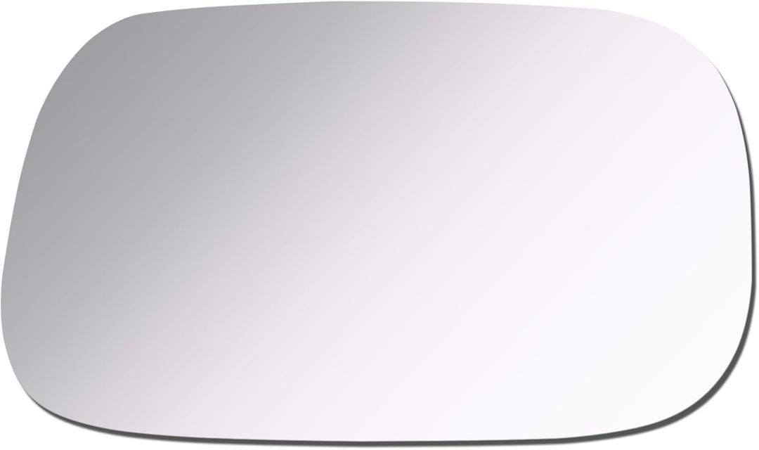 ReYee Right Side Mirror Glass fit for 2002 2003 2004 2005 2006 Toyota Camry Sedan Passenger Side Mirror Glass Replacement No Backing Plate Convex Including Adhesive (Japan Built)
