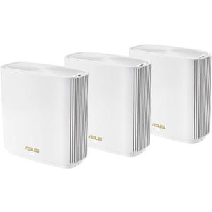 ASUS ZenWiFi Whole-Home Tri-band Mesh WiFi 6E System (ET9 3PK), Coverage up to 7,800 sq.ft, 7800Mbps, new 6GHz band, AiMesh, Lifetime Free Internet Security, Parental Control, EasySetup, Instant Guard