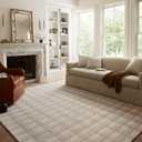 Loloi Chris Loves Julia Polly Collection POL-12 Cream/Sand 7'-9" x 9'-9" Area Rug