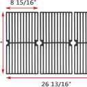 GGC Grill Grates Replacement for Brinkmann 810-8410-F, 810-2410-S, 810-2511-S, 810-2512-S, 810-8411-5, 810-9415-W and Others, 3 PCS Porcelain Coated Cast Iron Cooking Grate(17 3/4" x 8 15/16")