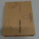 Tommee Tippee Ultra-Light StayPut Pacifier, One-Piece Silicone Design, 0-6m, 4 Pack (Cream/Yellow/Blue/Sage)