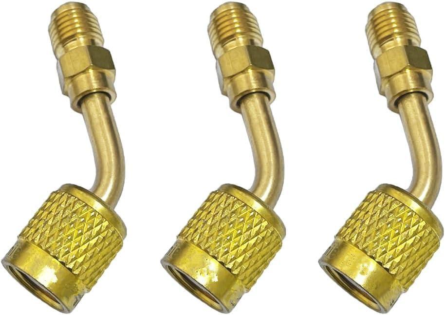 Suitable For YellowJacket 19173 5/16'' Female Quick Couplersx1/4'' Male Flare 3/Sets