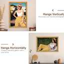 GULETHUN 24x36 Frame, Transitional Modern Design Picture Frames, 24 by 36 Rustic Poster Frame for Home Decor, Gold Vintage Photo Frames, Horizontal or Vertical Display, Choose Size & Color