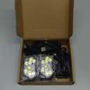 2000LM Ultra Bright 9 LED Headlamp, 2 Pack USB C Rechargeable Headlights, 10 Modes, Motion Sensor, Waterproof Head Lamp Flashlight with Red Light, Adjustable Headband for Adults Camping